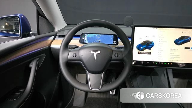 Tesla Model Y 2024 Синий из Кореи, фото 4