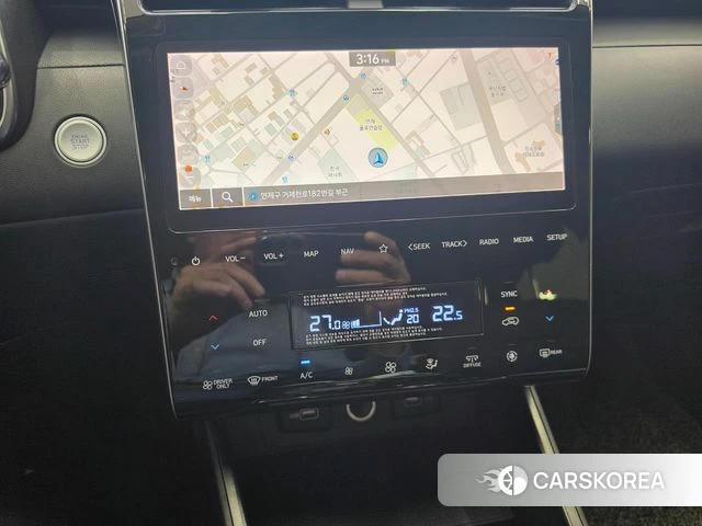 Hyundai Tucson Hybrid (NX4) 2021 Белый из Кореи, фото 4