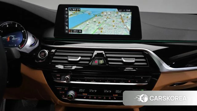 BMW 5 Series (G30) 2018 Синий из Кореи, фото 4