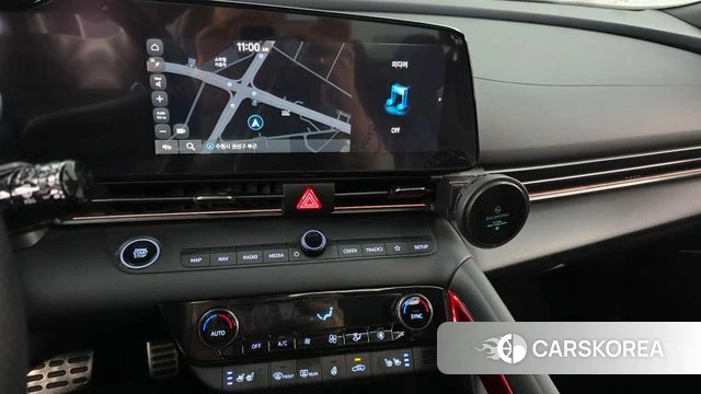 Hyundai The New Avante (CN7) 2023 Небесно-голубой из Кореи, фото 4