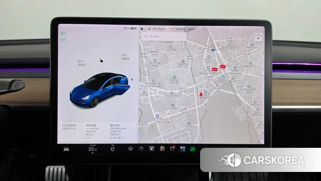 Tesla Model 3 2020 Синий из Кореи, фото 5