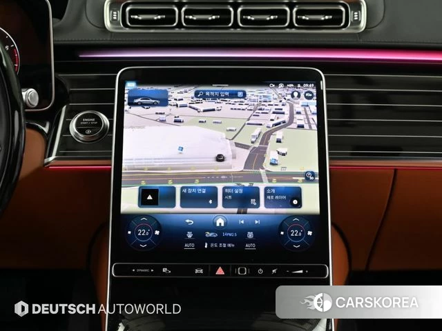 Mercedes-Benz S-Class W223 2023 Темно-зеленый из Кореи, фото 5