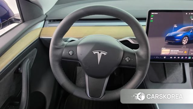 Tesla Model Y 2023 Синий из Кореи, фото 5