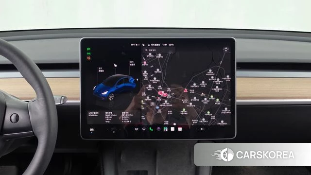 Tesla Model Y 2022 Синий из Кореи, фото 5