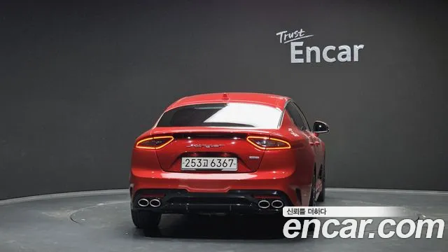 Kia Stinger 2019 Красный из Кореи, фото 5