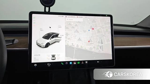 Tesla Model Y 2021 Белый из Кореи, фото 5