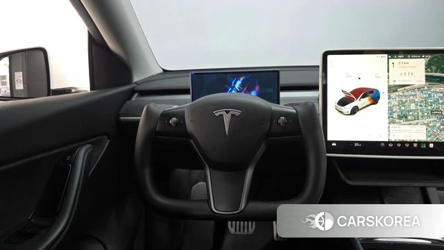 Tesla Model Y 2021 Белый из Кореи, фото 5