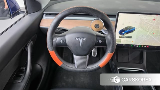 Tesla Model Y 2021 Синий из Кореи, фото 5