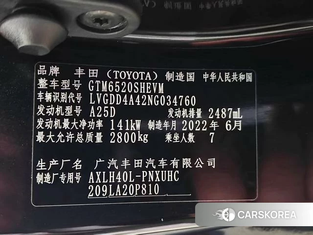 Toyota Sienna 2022 Черный из Китая, фото 5