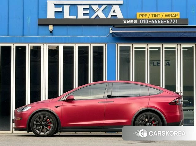 Tesla Model X 2023 Красный из Кореи, фото 5