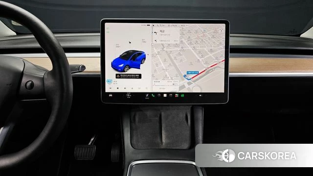 Tesla Model Y 2021 Синий из Кореи, фото 5