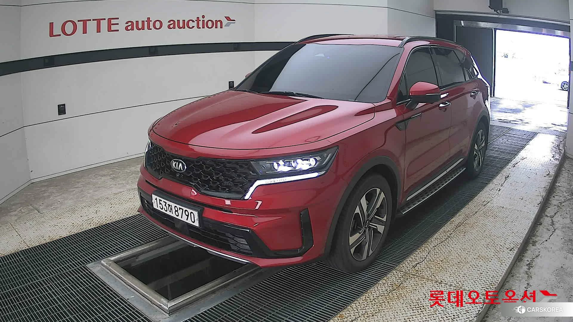 Kia Sorento Hybrid 2021 Runway Red из Кореи, фото 5