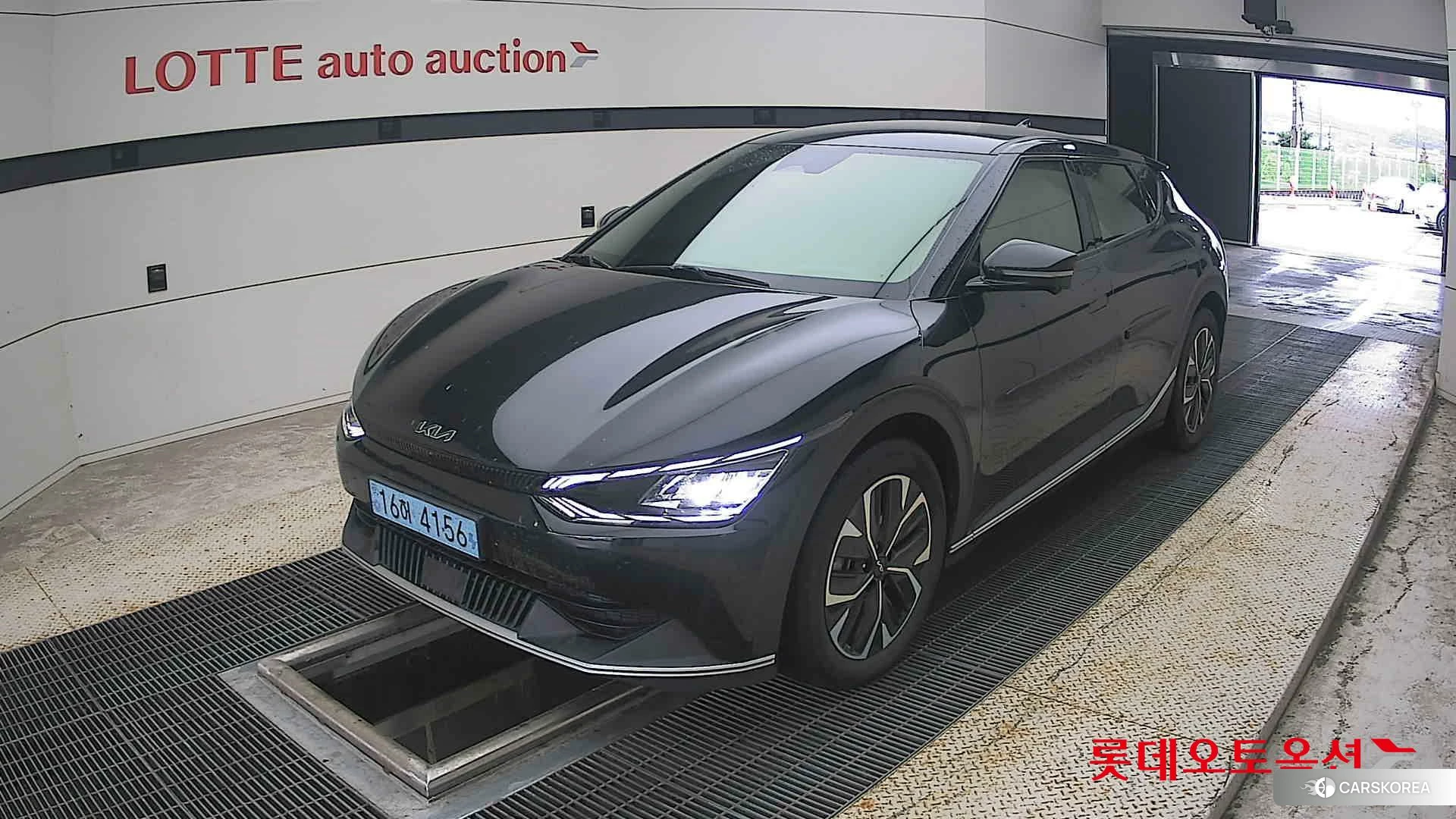 Kia EV6 2022 Aurora Black Pearl из Кореи, фото 5