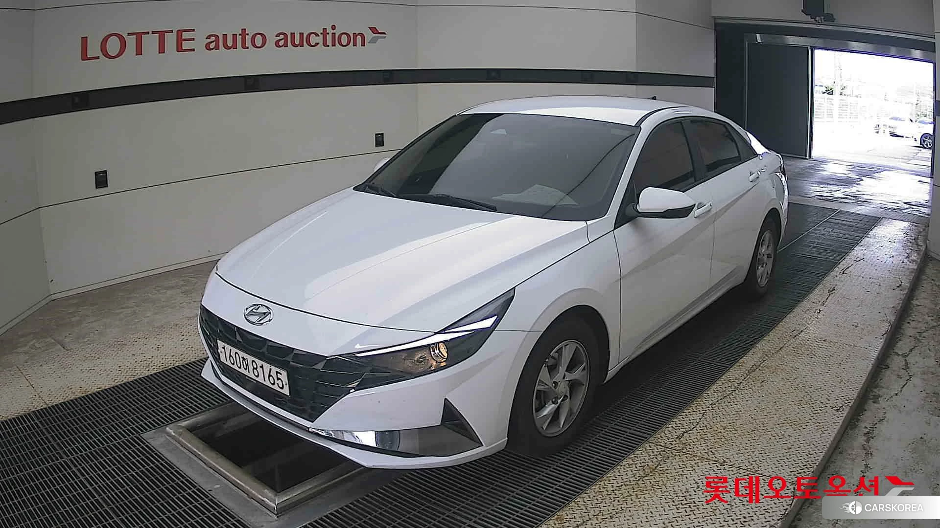 Hyundai Avante 2021 Polar White из Кореи, фото 5