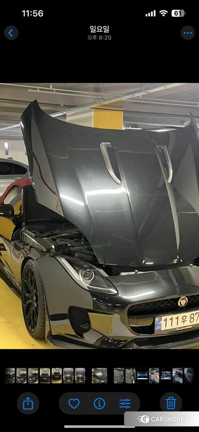 Jaguar F-TYPE 2019 Черный из Кореи, фото 5