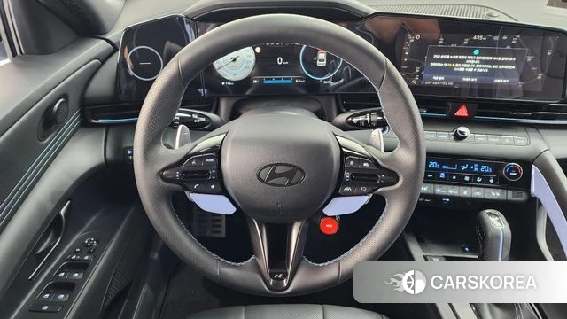 Hyundai The New Avante (CN7) 2024 Небесно-голубой из Кореи, фото 5