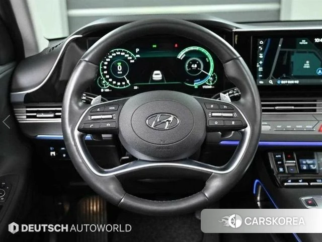 Hyundai The New Grandeur IG Hybrid 2021 Черный из Кореи, фото 5