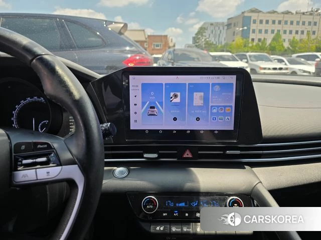 Hyundai Avante Hybrid (CN7) 2021 Белый из Кореи, фото 5
