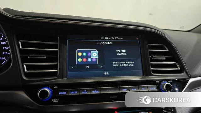 Hyundai The New Avante AD 2018 Черный из Кореи, фото 5