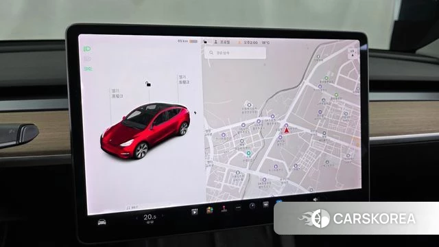 Tesla Model Y 2021 Красный из Кореи, фото 5