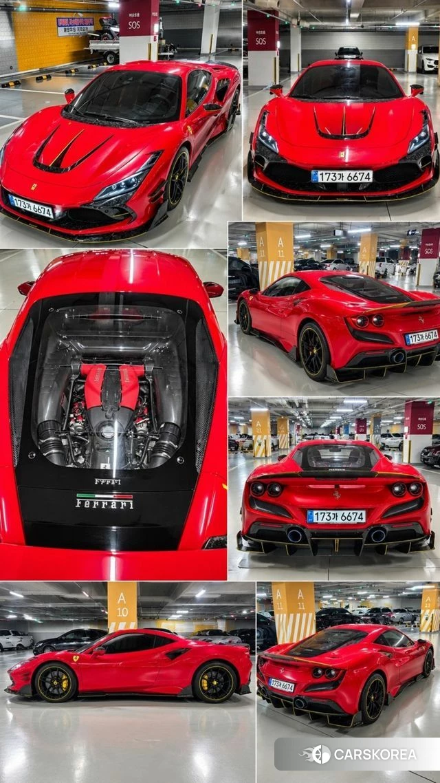 Ferrari F8 Spider 2021 Красный из Кореи, фото 5