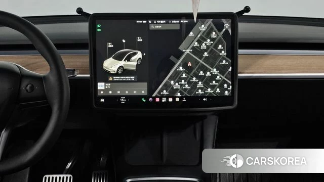 Tesla Model Y 2021 Белый из Кореи, фото 5