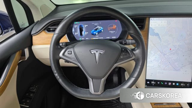 Tesla Model X 2019 Синий из Кореи, фото 5