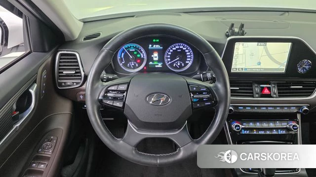 Hyundai Grandeur IG Hybrid 2019 Белый из Кореи, фото 5