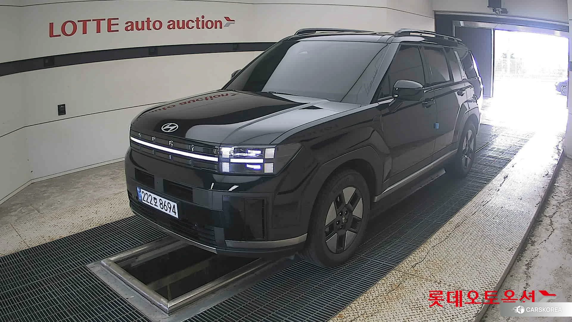 Hyundai Santa Fe Hybrid 2024 Abyss Black Pearl из Кореи, фото 5