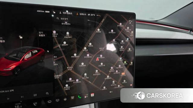 Tesla Model 3 2024 Красный из Кореи, фото 5