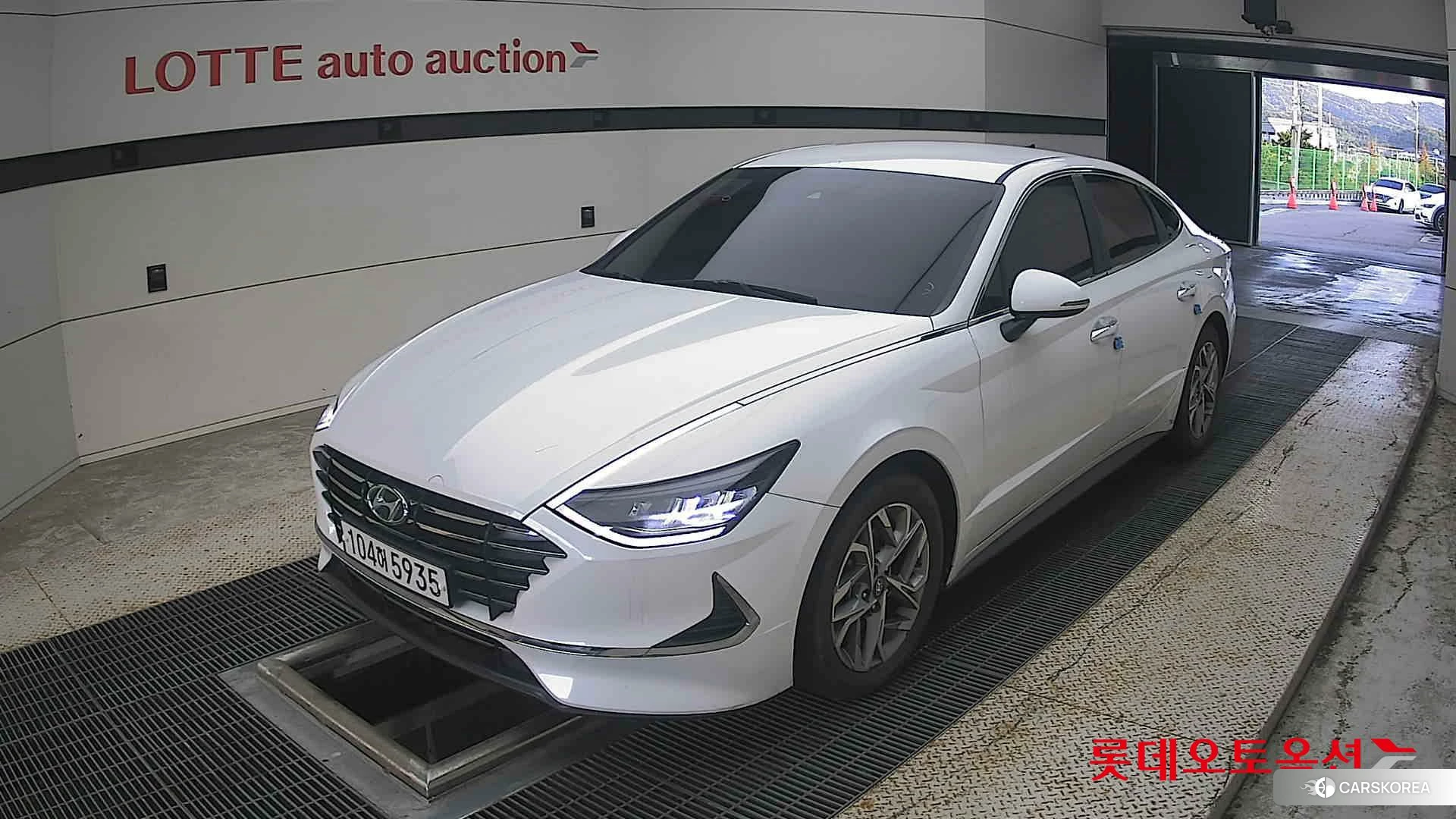 Hyundai Sonata 2021 White cream (optional) из Кореи, фото 5