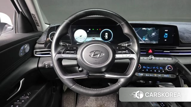 Hyundai Avante Hybrid (CN7) 2021 Белый из Кореи, фото 5