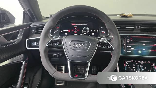 Audi RS7 (4K) 2021 Серебристо-серый из Кореи, фото 5