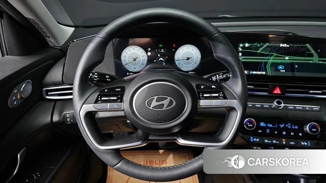 Hyundai The New Avante (CN7) 2024 Черный из Кореи, фото 5