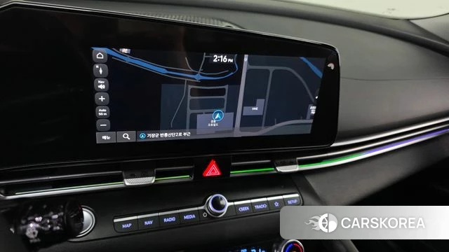 Hyundai Avante Hybrid (CN7) 2022 Белый из Кореи, фото 5