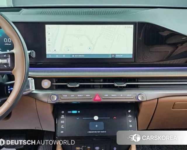 Hyundai Grandeur Hybrid (GN7) 2023 Темно-зеленый из Кореи, фото 5
