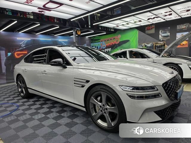 Genesis Electrified G80 (RG3) 2021 Серебристо-серый из Кореи, фото 5
