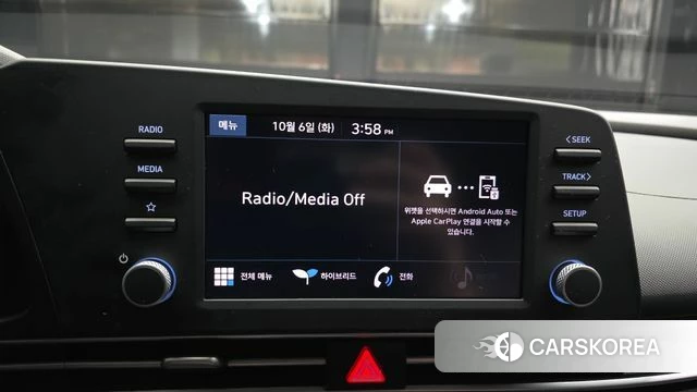 Hyundai Avante Hybrid (CN7) 2021 Черный из Кореи, фото 6