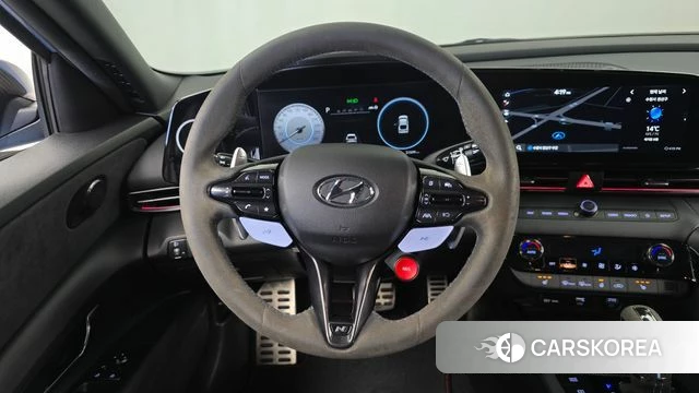 Hyundai Avante (CN7) 2022 Небесно-голубой из Кореи, фото 6
