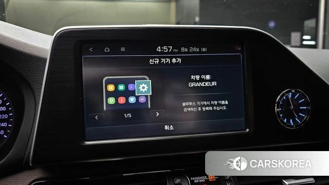 Hyundai Grandeur IG Hybrid 2019 Белый из Кореи, фото 6