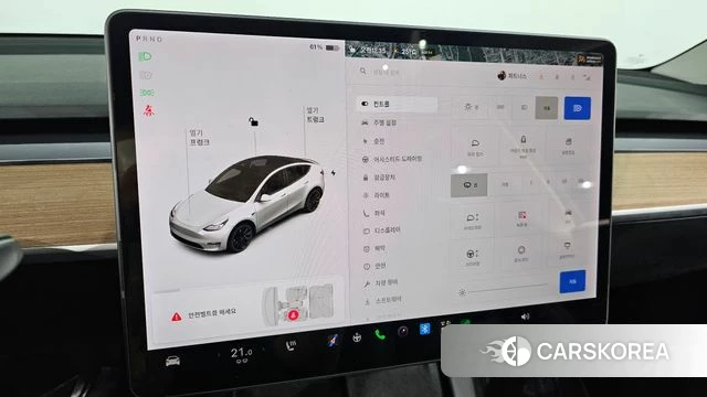 Tesla Model Y 2021 Белый из Кореи, фото 6