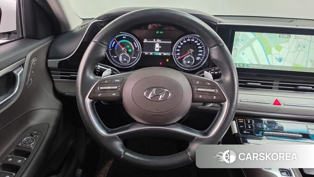 Hyundai The New Grandeur IG Hybrid 2022 Белый из Кореи, фото 6