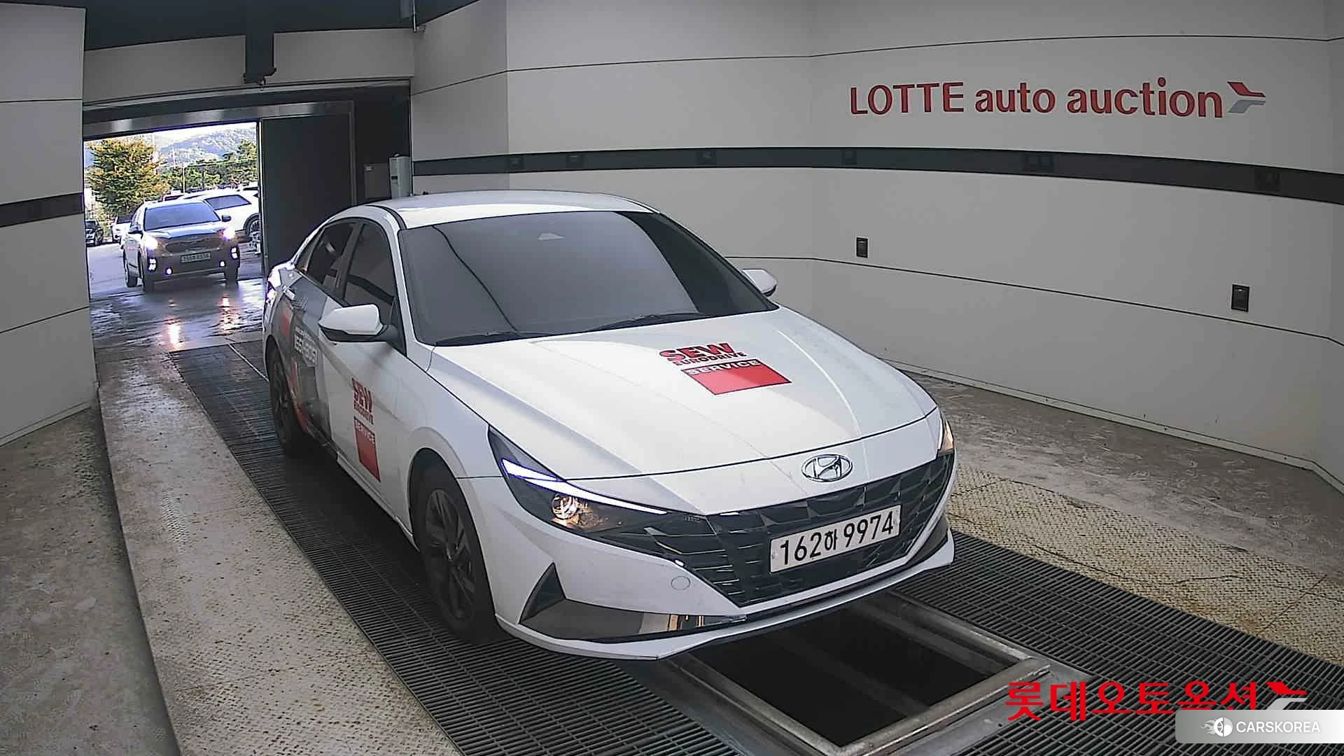 Hyundai Avante Hybrid 2021 Polar White из Кореи, фото 6