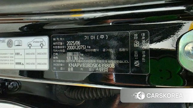 Kia The New Sportage 5th Generation 2025 Черный из Кореи, фото 6