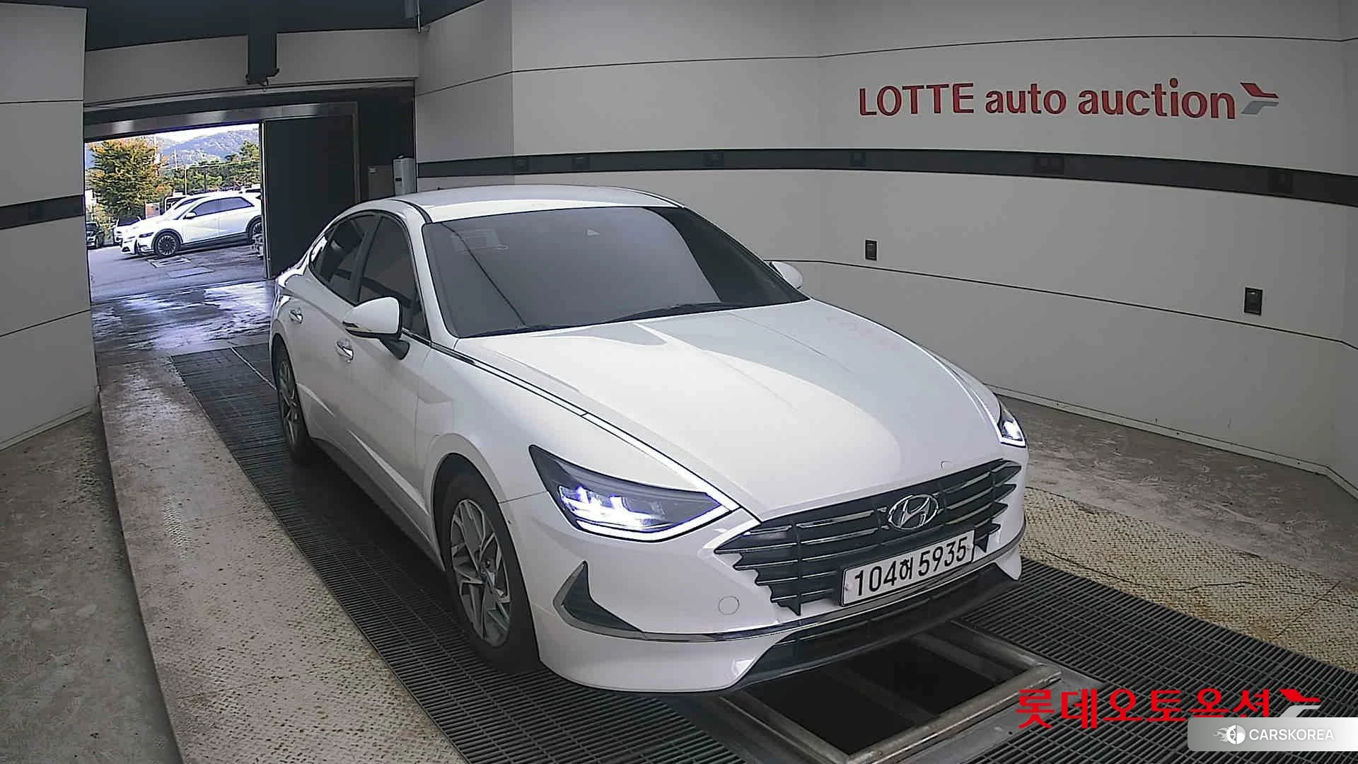 Hyundai Sonata 2021 White cream (optional) из Кореи, фото 6