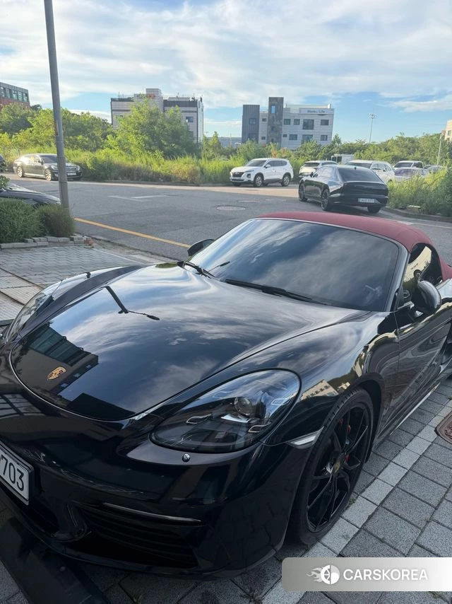 Porsche 718 Boxster 2018 Черный из Кореи, фото 6