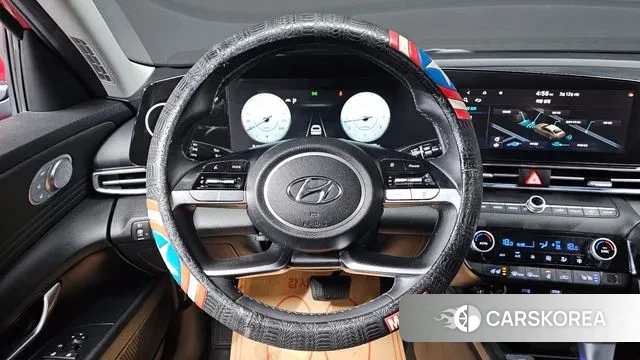 Hyundai Avante (CN7) 2021 Красный из Кореи, фото 6