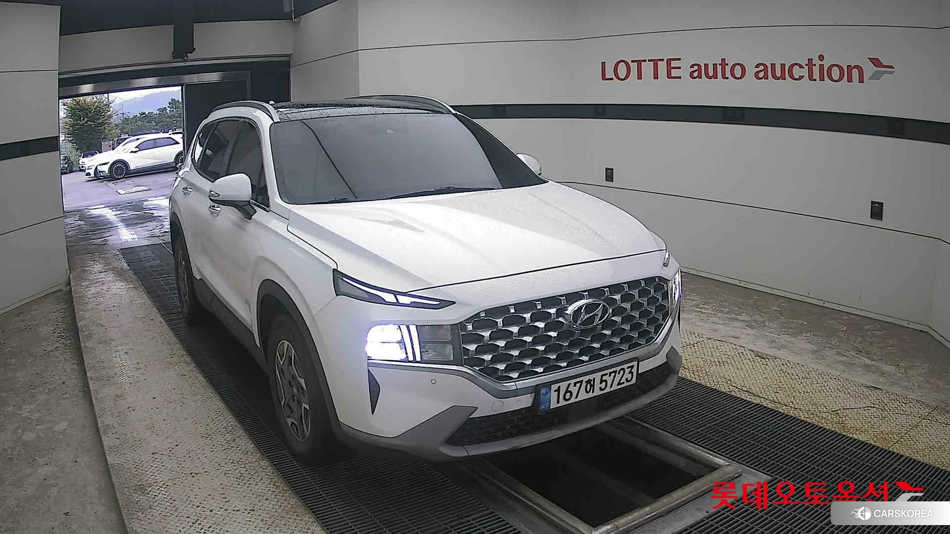 Hyundai Santa Fe Hybrid 2022 Белый из Кореи, фото 6