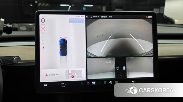 Tesla Model Y 2021 Синий из Кореи, фото 6