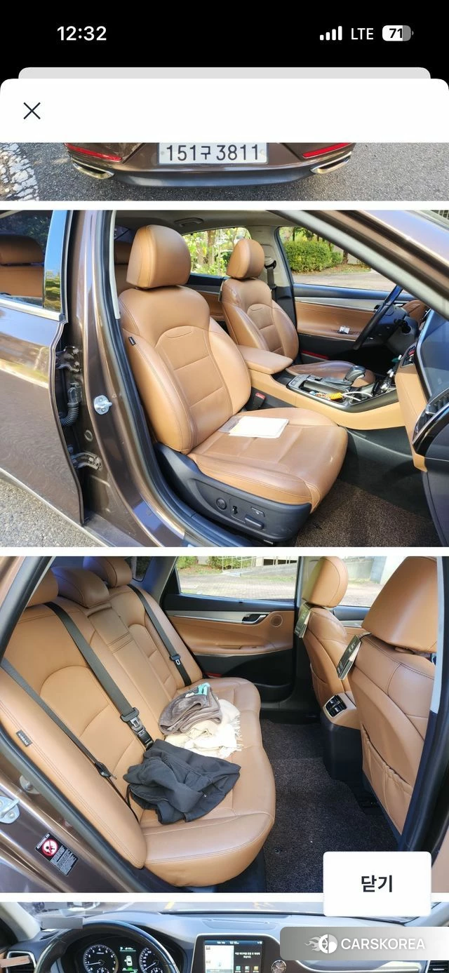 Hyundai Grandeur IG 2018 Коричневый из Кореи, фото 6